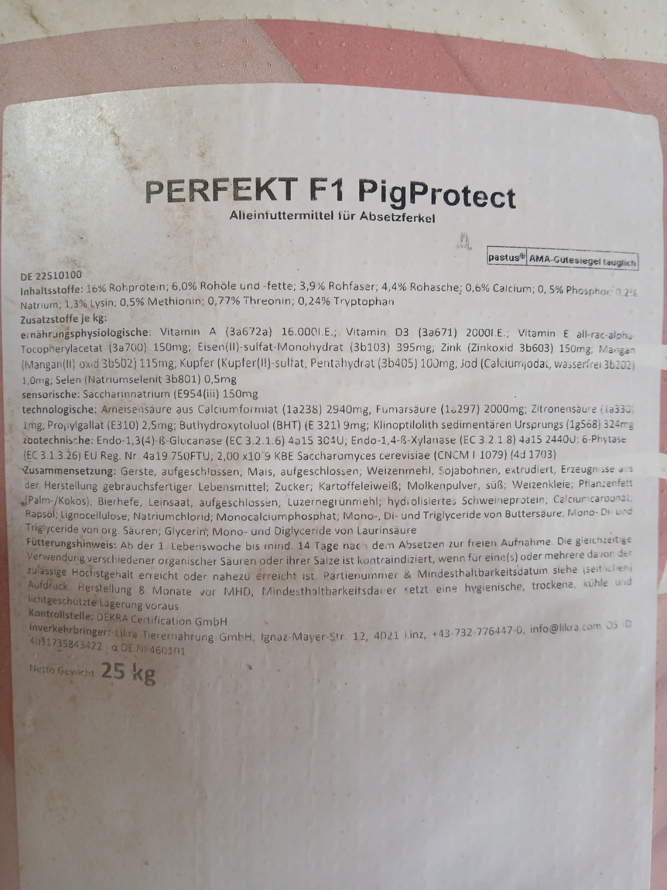 Ferkelaufzucht Perfekt Start 1 PigProtect