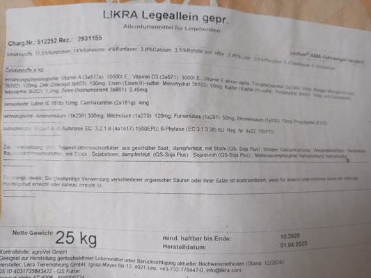 Legeallein gepresst