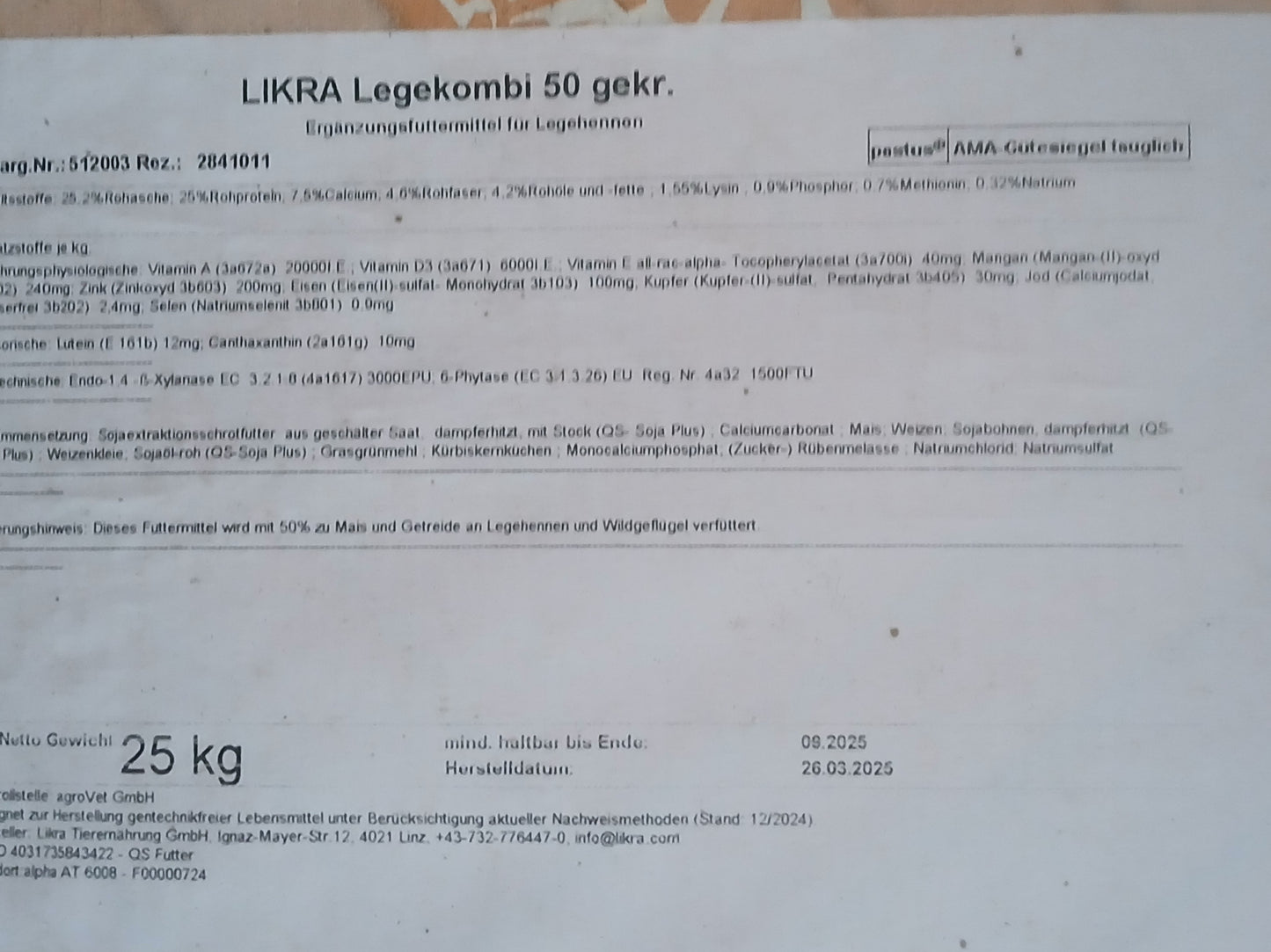 Legekombi 50 gekr.